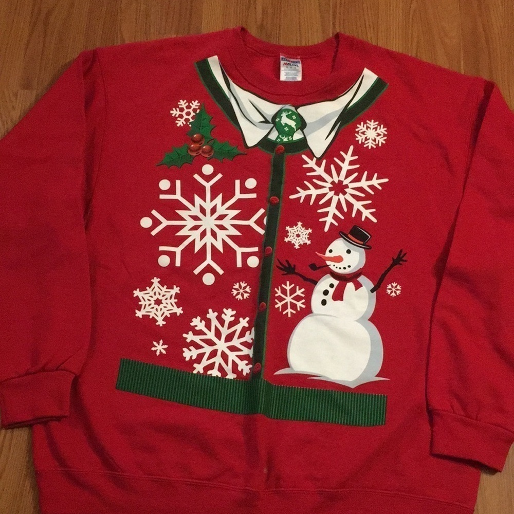 Christmas Sweat Shirt Size XL (AF)